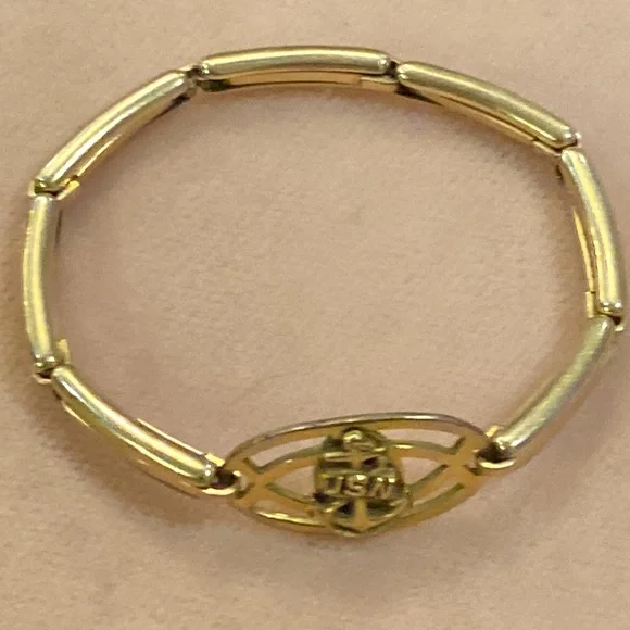 Child’s GF Expansion Bracelet, USN Emblem